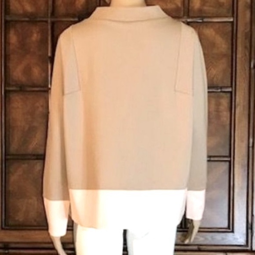 Ann Taylor Luxe Colorblock Top Size XL